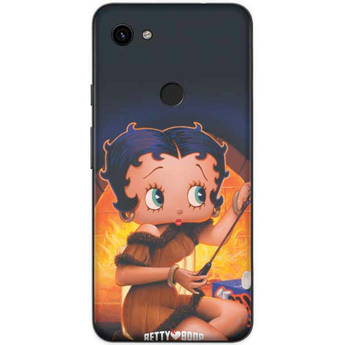 Betty Boop Roasting Marshmallows Google Pixel 3a XL Skin